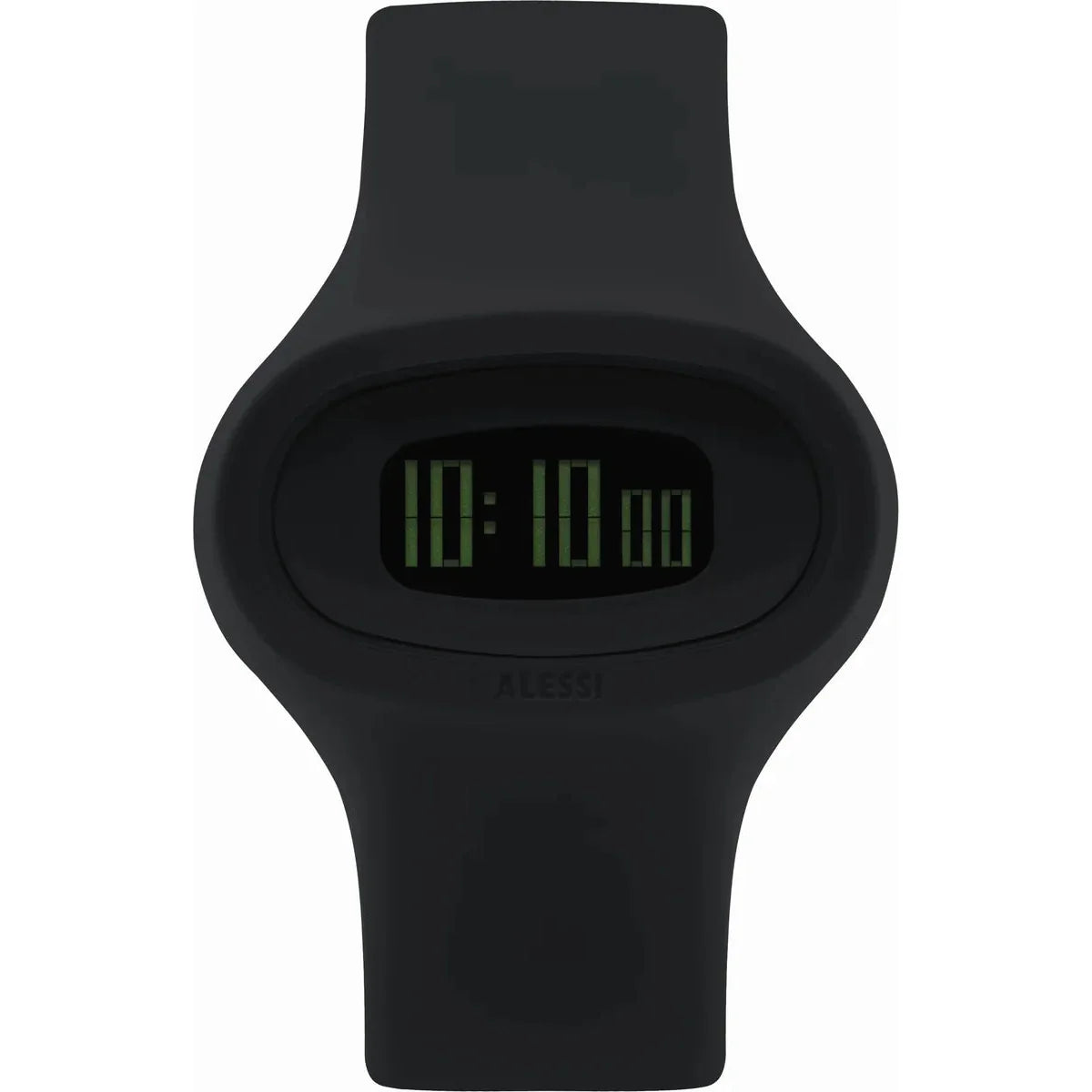 Alessi — Jak AL25000 | Black polyurethane wristwatch