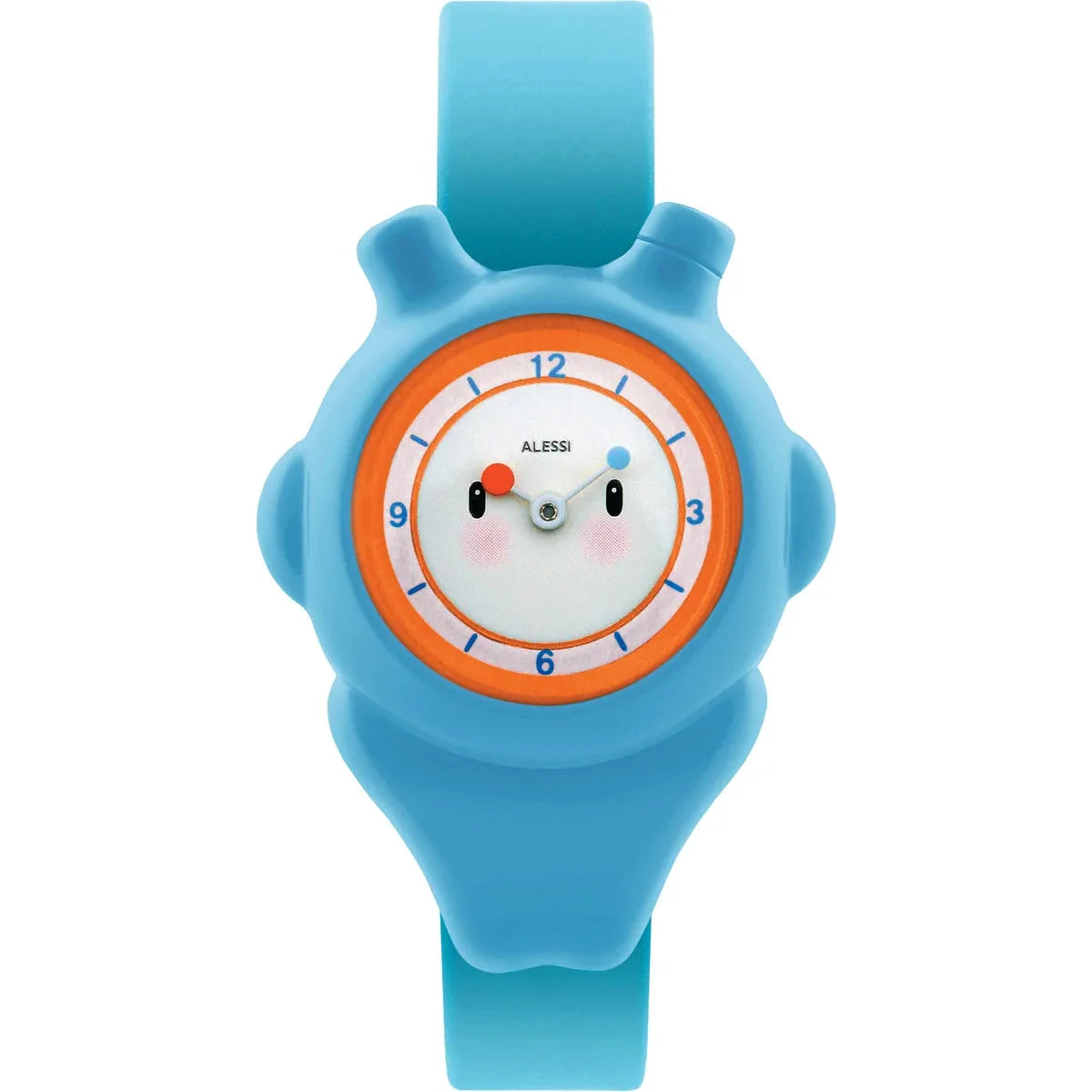 Alessi — Space-bimba AL23000 | Armbanduhr aus blauem Polyurethan