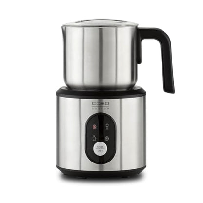 Caso Montalatte Crema & Choco Inox, acciaio inossidabile, design tedesco per schiuma latte e bevande calde