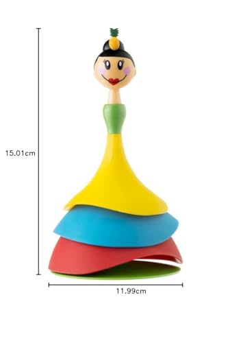 VIGAR Set Imbuto 3 Unità Dolls Olivia silicone multicolore blu rosso giallo