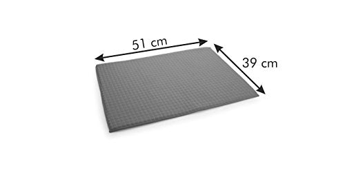 Tescoma Scola Stoviglie microfibra grigio 39x51 cm arrotolabile