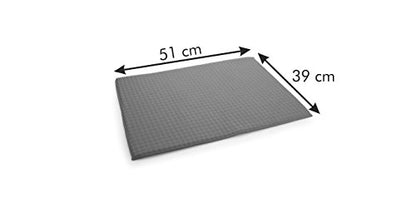 Tescoma Scola Stoviglie microfibra grigio 39x51 cm arrotolabile