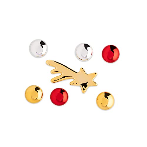 Alessi Albero di Natale in acciaio inossidabile, design Boucquillon & Maaoui, disponibile in acciaio lucido, bianco e rosso
