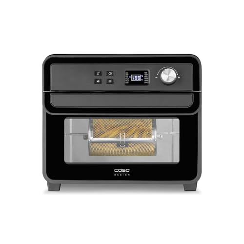 Caso AirFry Chef 1700 friggitrice ad aria 22 litri colore nero, design tedesco moderno