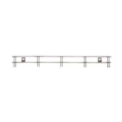 Pintinox barra utensili acciaio inox 5 ganci Ellisse 33 cm