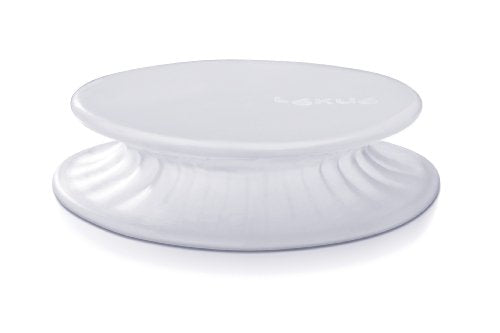 Lékué Set 2 Coperchi Elastici Silicone Rosso e Bianco 11,5cm