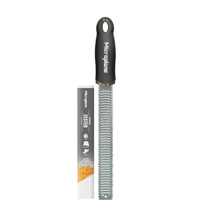 Microplane Zester grattugia acciaio inossidabile con manico ergonomico e cover protettiva