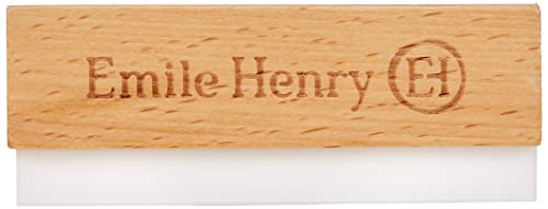 Emile Henry Taglierino per Pane 7 cm in ceramica color clay con manico in legno di faggio