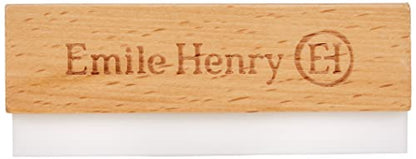 Emile Henry Taglierino per Pane 7 cm in ceramica color clay con manico in legno di faggio