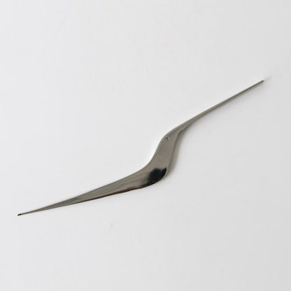 Alessi tagliacarte colibrì in acciaio inossidabile lucidato grigio