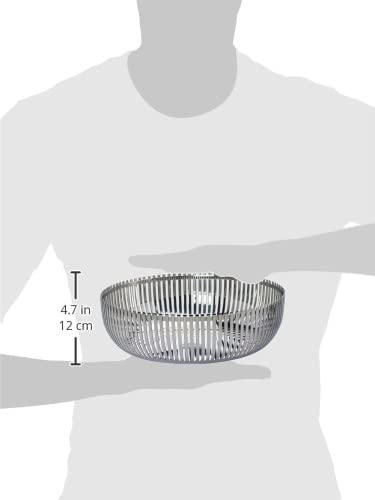 Alessi Cestino Portaoggetti PCH02 acciaio inossidabile 23 cm design Pierre Chapin