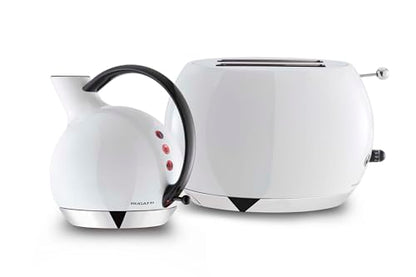 Bugatti Romeo tostapane acciaio inox design curvilineo nero
