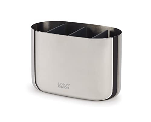 Joseph Joseph Organizer da Bagno in acciaio inox lucidato con divisori