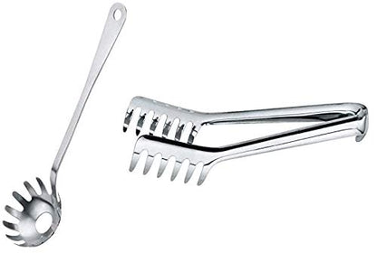 Alessi mestolo spaghetti acciaio satinato design Jasper Morrison JM19