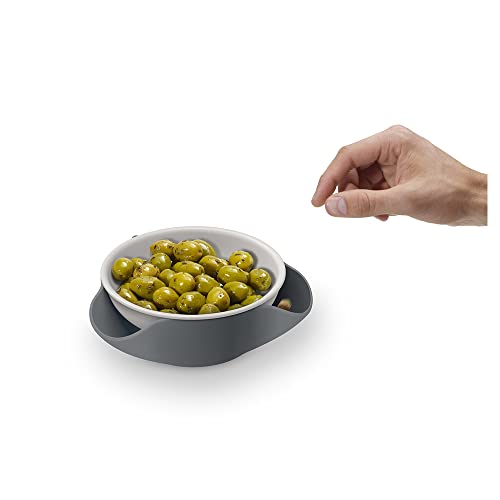 Joseph Joseph ciotola a doppio piatto in polipropilene colore grey per servire snack