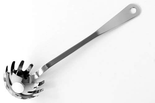 Alessi mestolo spaghetti acciaio satinato design Jasper Morrison JM19