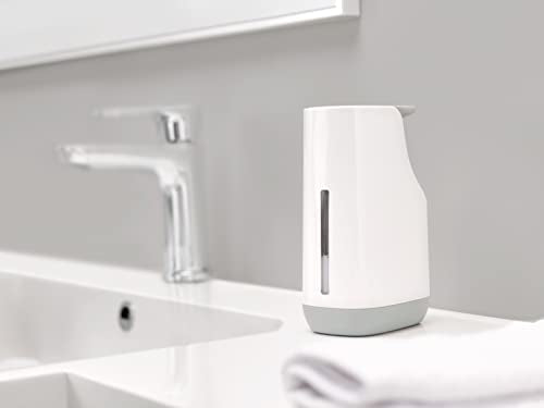 Joseph Joseph porta sapone dispenser grigio bianco design compatto