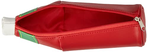 Marushin astuccio penne matite Salsa Piccante pelle sintetica giallo rosso