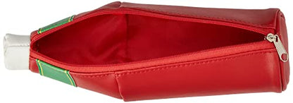 Marushin astuccio penne matite Salsa Piccante pelle sintetica giallo rosso