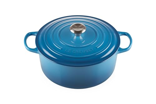 Le Creuset casseruola rotonda ghisa ciliegia con maniglie per cottura e brasatura