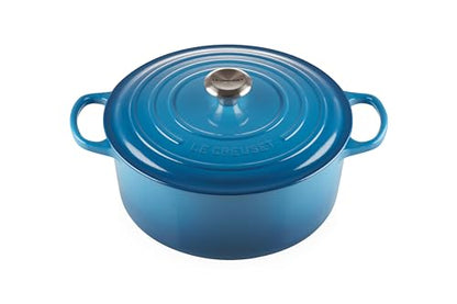 Le Creuset casseruola rotonda ghisa ciliegia con maniglie per cottura e brasatura