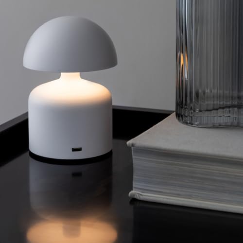 Leitmotiv lampada da tavolo LED bianco opaco design moderno