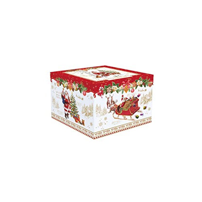 Easy Life piatto ovale 30x20,5 cm porcellana bianca Natale