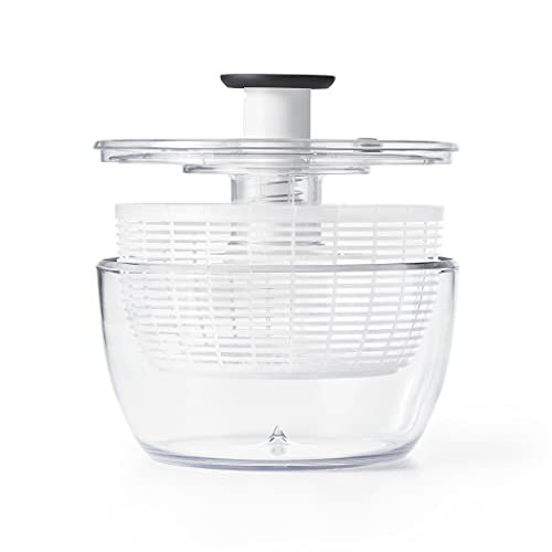 OXO centrifuga per insalata acciaio inox con base antiscivolo