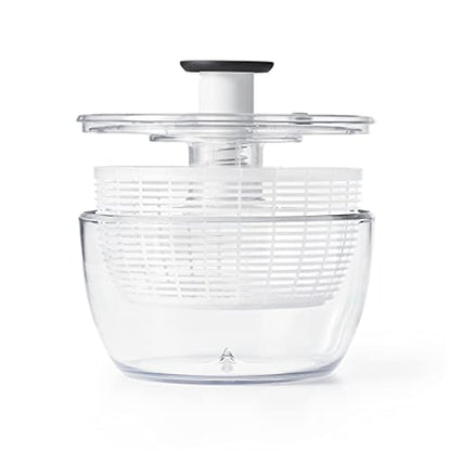 OXO centrifuga per insalata acciaio inox con base antiscivolo