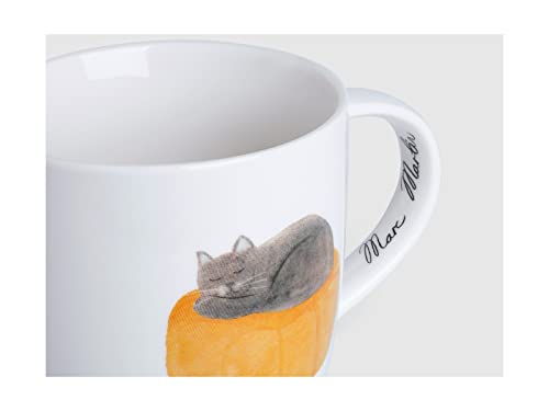 Maxwell & Williams tazza in porcellana Feline Friends 400ml multicolore con gatti
