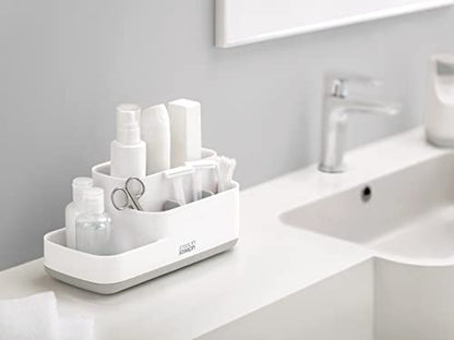 Joseph Joseph Organizer da bagno grigio bianco salvaspazio con base antiscivolo