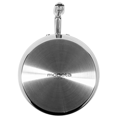Moneta Pentolino Accordo 14cm acciaio inossidabile spazzolato con manico microfuso design esclusivo