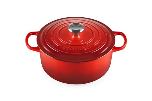 Le Creuset Cocotte rotonda Evolution in ghisa colore rosso - Stilmobili