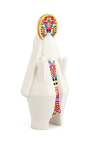 Alessi statuina porcellana Madonna presepe design Elena Salmistraro