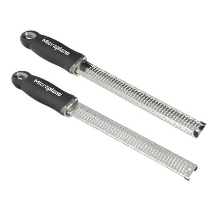 Microplane Zester grattugia acciaio inossidabile con manico ergonomico e cover protettiva