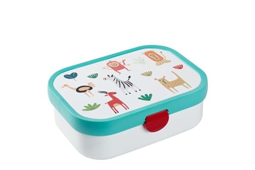 Mepal porta pranzo bento con inserto rimovibile e forchetta in plastica, design Space