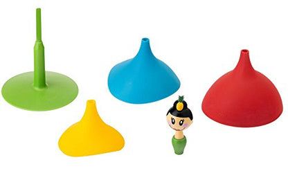 VIGAR Set Imbuto 3 Unità Dolls Olivia silicone multicolore blu rosso giallo