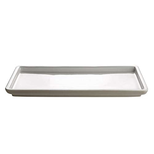 Alessi piatto da portata acciaio inossidabile design Jasper Morrison 30x24 cm