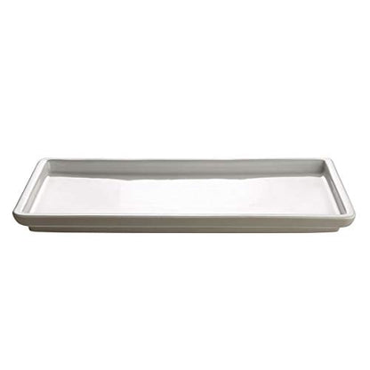 Alessi piatto da portata acciaio inossidabile design Jasper Morrison 30x24 cm