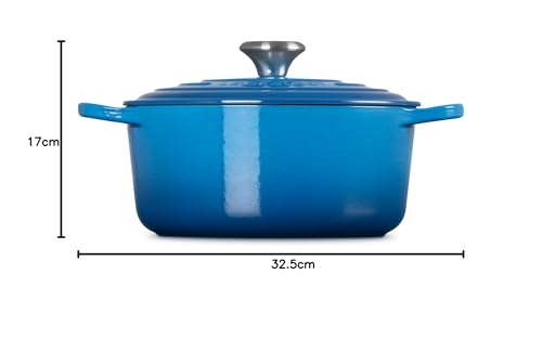 Le Creuset casseruola rotonda ghisa ciliegia con maniglie per cottura e brasatura