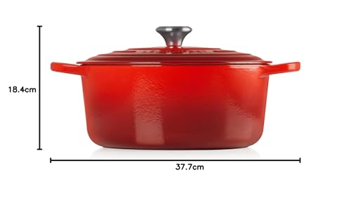 Le Creuset Cocotte rotonda Evolution in ghisa colore rosso - Stilmobili