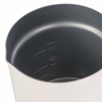 Cappuccinatore Victionary acciaio inox avorio Stilmobili - monta e scalda