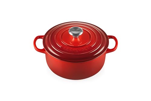 Le Creuset Cocotte rotonda Evolution in ghisa colore rosso - Stilmobili