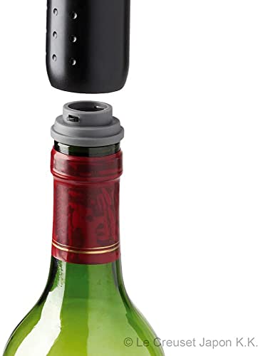 Le Creuset pompetta vino con tappi in acciaio e gomma - Stilmobili