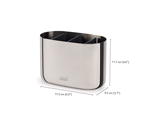 Joseph Joseph Organizer da Bagno in acciaio inox lucidato con divisori