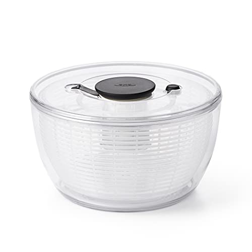 OXO centrifuga per insalata acciaio inox con base antiscivolo