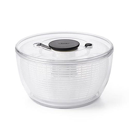 OXO centrifuga per insalata acciaio inox con base antiscivolo