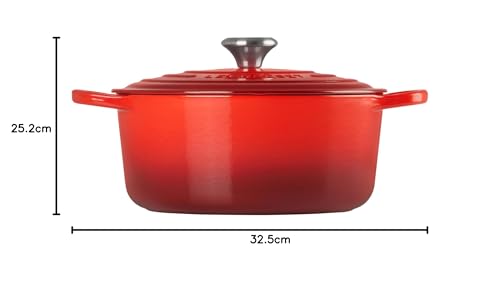 Le Creuset Cocotte rotonda Evolution in ghisa colore rosso - Stilmobili