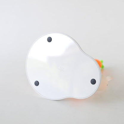 Alessi Portarotolo Bunny and Carrot resina bianco e verde design Stefano Giovannoni