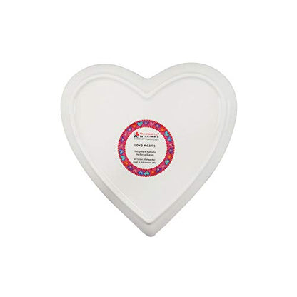 Maxwell & Williams piatto da contorno Love porcellana con cuori colorati e creature fantastiche design Donna Sharam